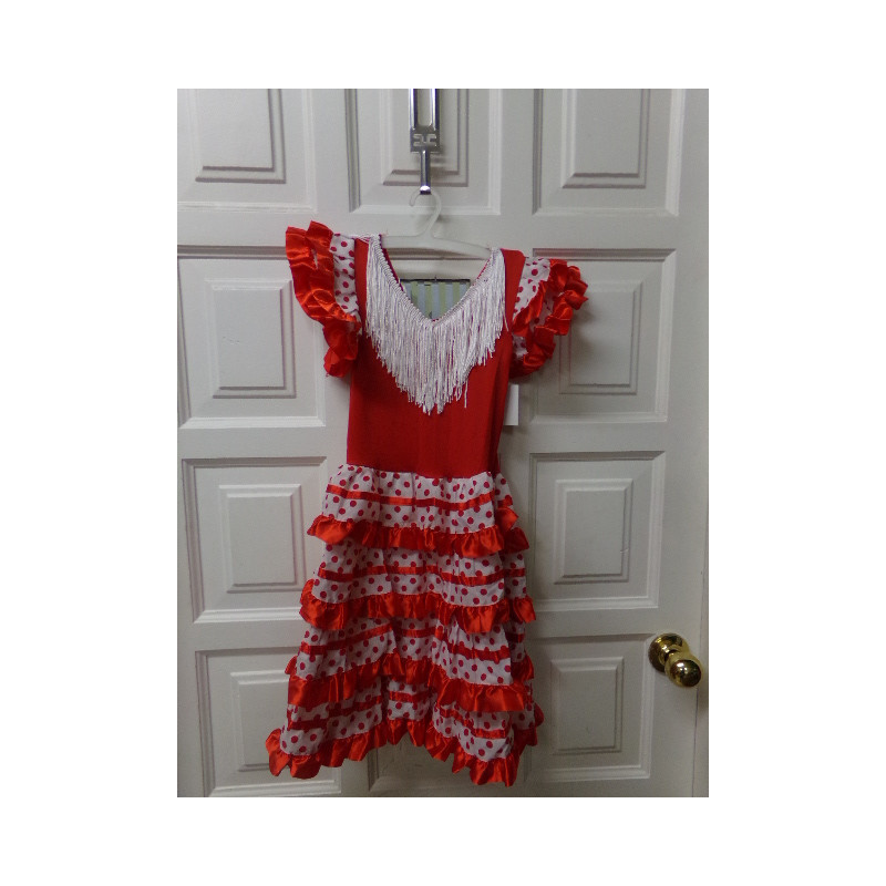 Disfraz de Sevillana talla 4 años. Segunda mano