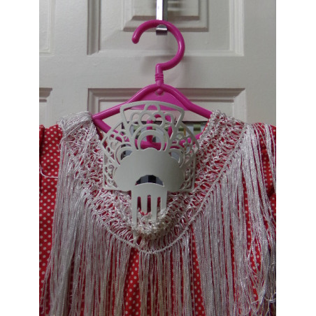 Disfraz Sevillana con peinetas talla 8-10 años. Segunda mano