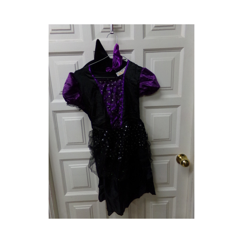 Disfraz de Bruja talla 7-10 años. Segunda mano