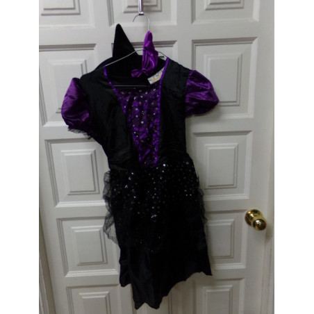 Disfraz de Bruja talla 7-10 años. Segunda mano