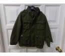 Parka verde militar talla 6 años. Zara. Segunda mano