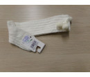 Calcetin alto blanco pompon talla 6 años. A estrenar