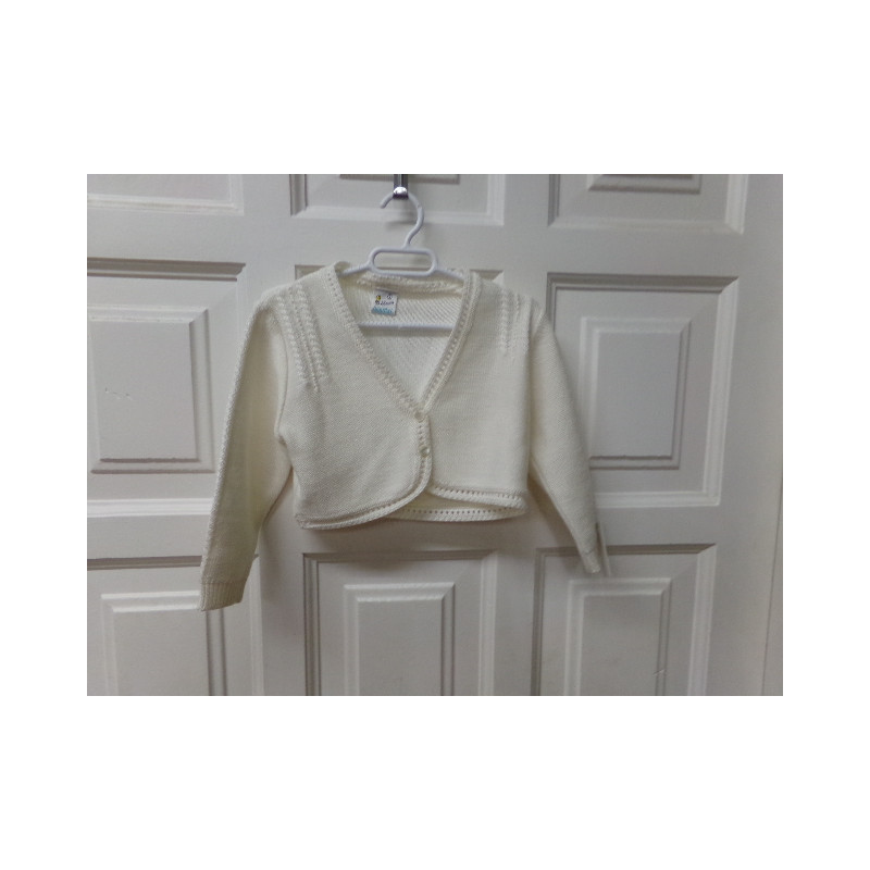Chaqueta blanca talla 2 años. Segunda mano