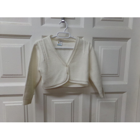 Chaqueta blanca talla 2 años. Segunda mano