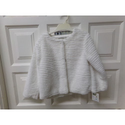 Chaqueta blanca pelito talla 4 años. Segunda mano