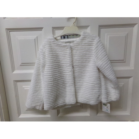 Chaqueta blanca pelito talla 4 años. Segunda mano