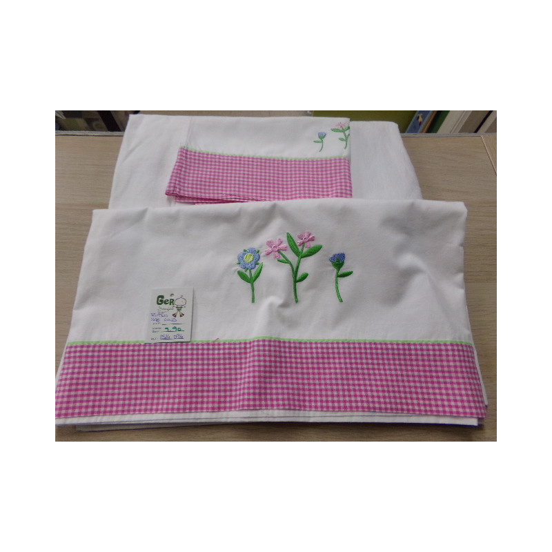 Tríptico sábanas de cuna. Segunda mano