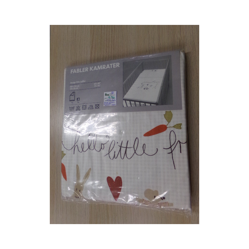 Funda nórdica y funda de almohada para cuna. Ikea. A estrenar