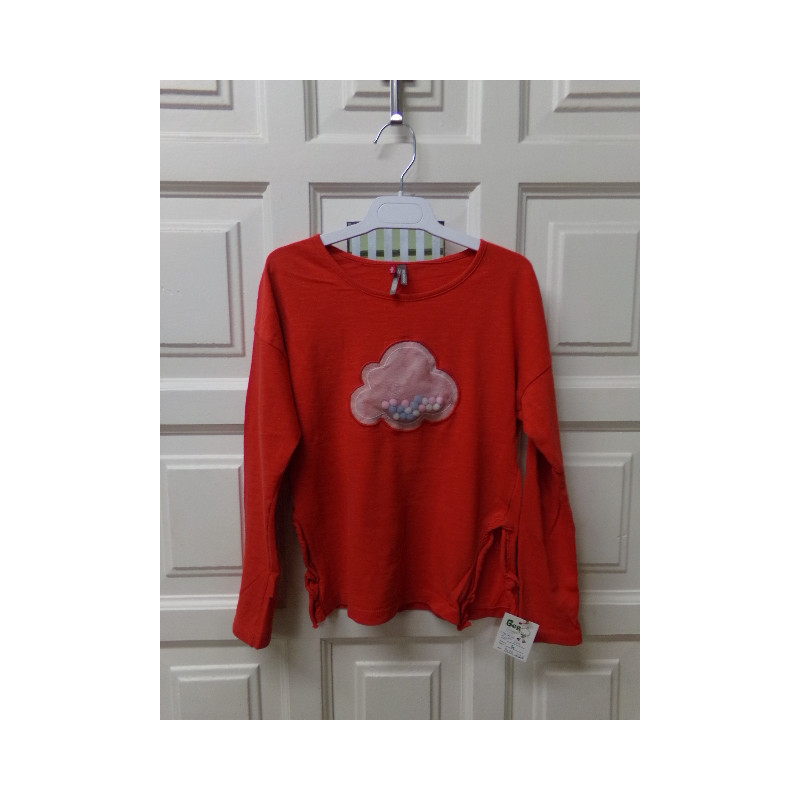 Camiseta roja talla 10 años. Segunda mano