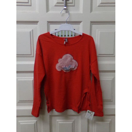 Camiseta roja talla 10 años. Segunda mano