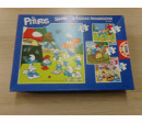 4 Puzzles progresivos. Los pitufos. Segund mano