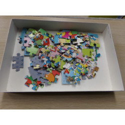 4 Puzzles progresivos. Los pitufos. Segund mano