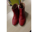 Botin rojo Zara n 35. Segunda mano