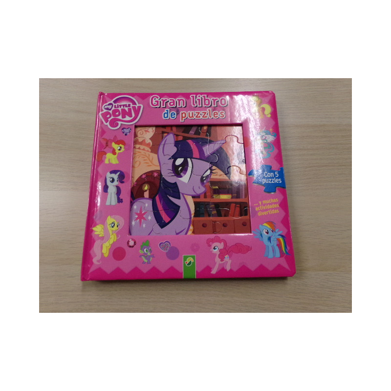 Libro con 5 puzzles. Little Pony. Segunda mano