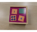 Juego de números de madera. Segunda mano