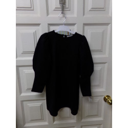 Vestido negro Zara tala 7 años. Segunda mano