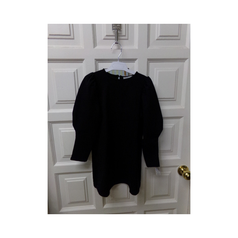 Vestido negro Zara tala 7 años. Segunda mano