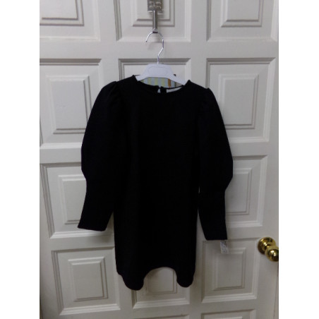 Vestido negro Zara tala 7 años. Segunda mano