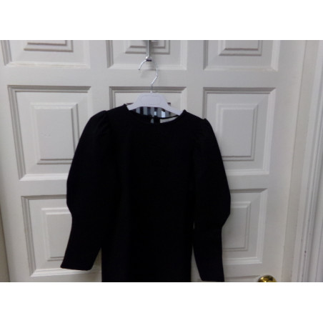 Vestido negro Zara tala 7 años. Segunda mano