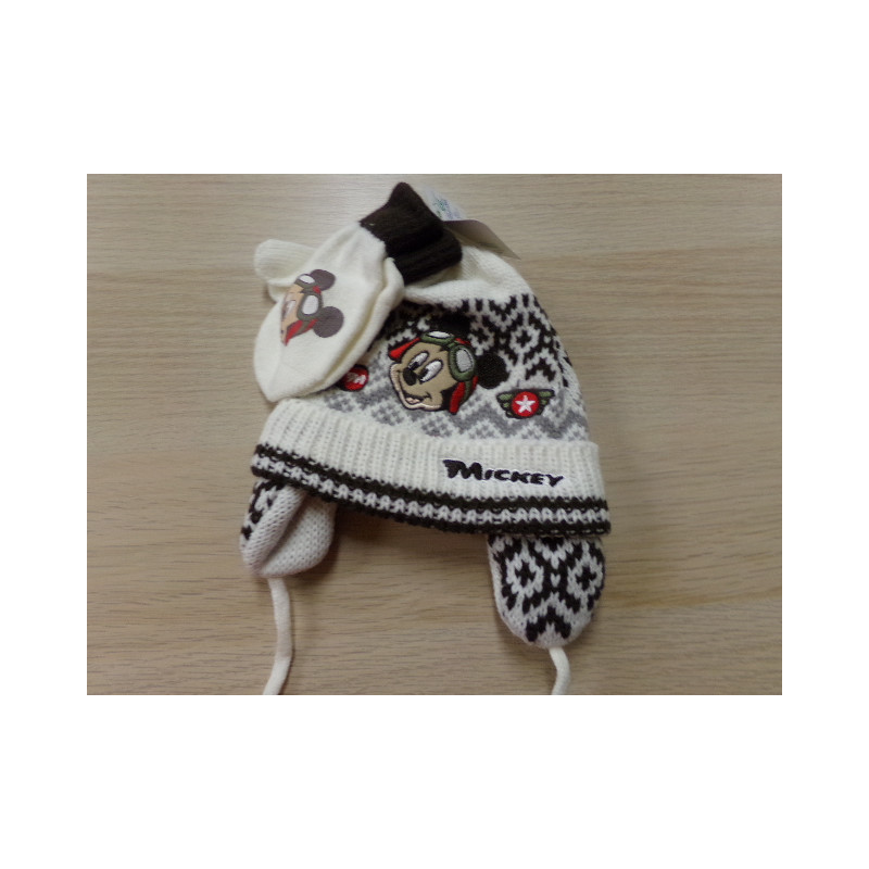 Gorro y manoplas Disney talla 48 cm. A estrenar