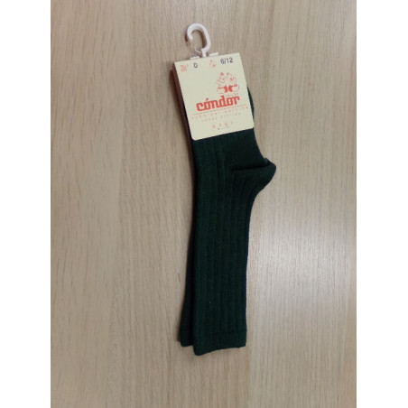 Calcetines Condor 6-12. Verde botella. a estrenar