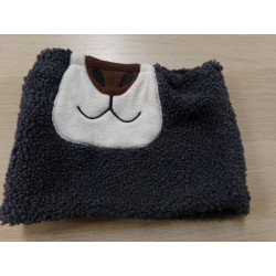 Gorro y cuello talla 8-9 meses. Osito. Segunda mano