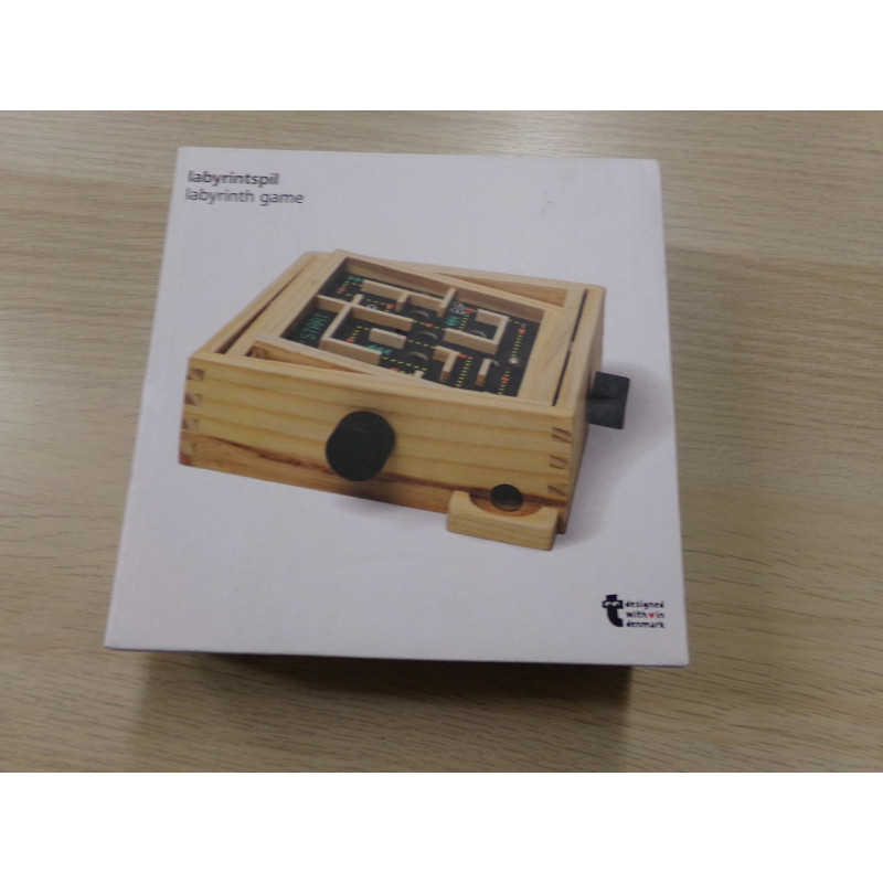 Juego Laberinto de madera. Segunda mano