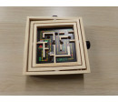 Juego Laberinto de madera. Segunda mano