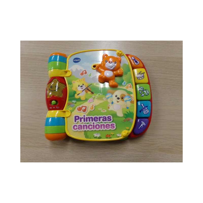 Libro Primeras canciones. Vtech. Segunda mano
