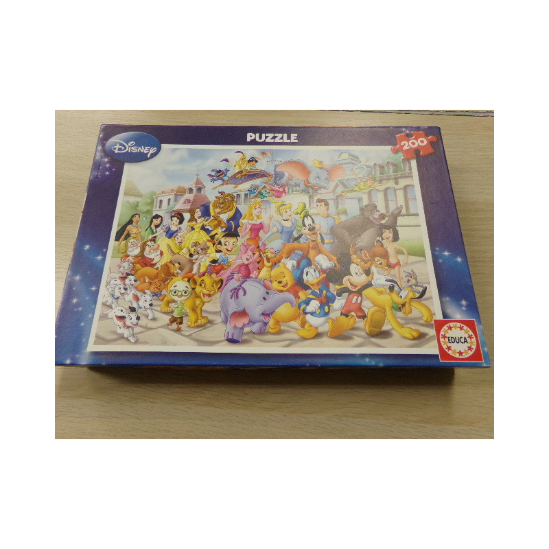 Puzzle Disney 200 piezas. Segunda mano