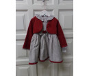 Conjunto vestido co chaqueta talla 2 años. Segunda mano