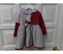 Conjunto vestido co chaqueta talla 2 años. Segunda mano