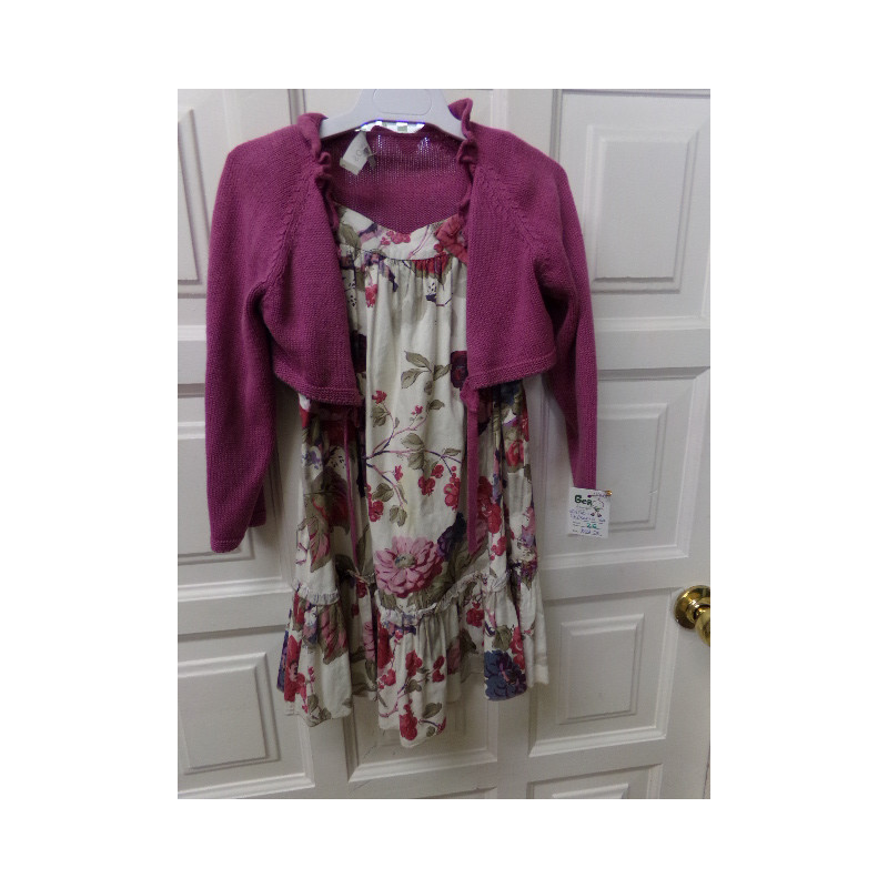 Vestido con chaqueta talla 8 años. NANOS. Segunda mano