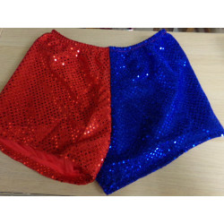 Disfraz con peluca Harley Quinn. Talla 10-14 años. Segunda mano