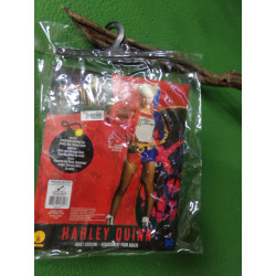 Disfraz con peluca Harley Quinn. Talla 10-14 años. Segunda mano