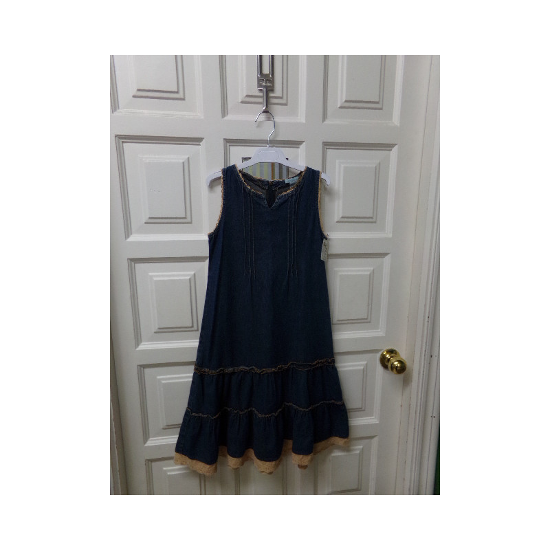 Vestido vaquero Zara talla 8 años. Segunda mano