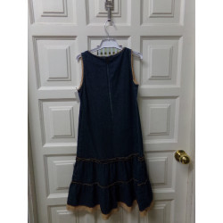 Vestido vaquero Zara talla 8 años. Segunda mano