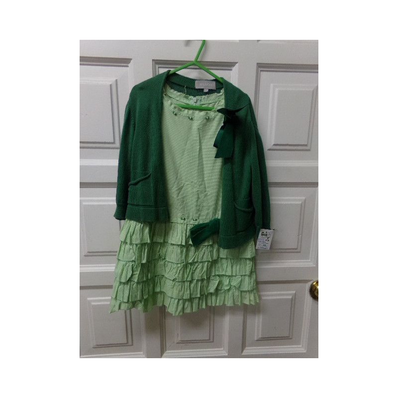 Vestido con chaqueta Nanos talla 6 años. Segunda mano