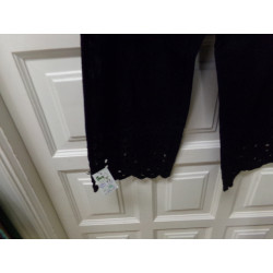 Pantalón negro lino talla 10 años. Zara. Segunda mano