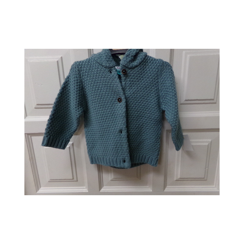 Chaqueta con capucha Charanga talla 2-18 meses. Segund amano