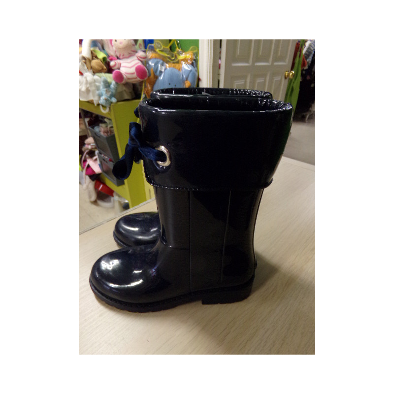 Botas de agua n 33 azul marino. Segunda mano