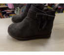 Botin piel vuelta gris T25