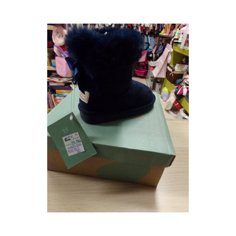 Botas pelito azul osito T24 nuevas