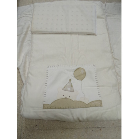 Edredón cuna Petit Praia. Incluye almohada. Segunda mano