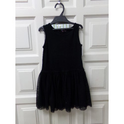Vestido negro de tull talla 3-4 años. Segunda mano