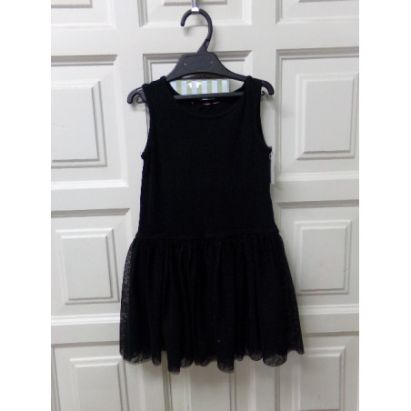 Vestido negro de tull talla 3-4 años. Segunda mano