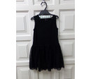 Vestido negro de tull talla 3-4 años. Segunda mano