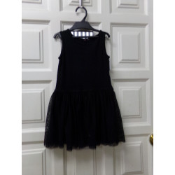 Vestido negro de tull talla 3-4 años. Segunda mano