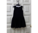 Vestido negro de tull talla 3-4 años. Segunda mano