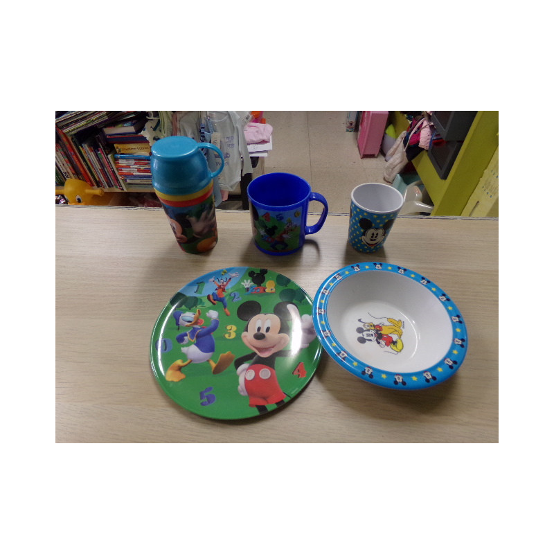 Vajilla 5 piezas Mickey. Segunda mano